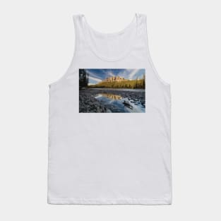 Castle Mountain Digital Painting Tank Top